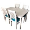 Comedor 4 sillas 120 x 90 cm