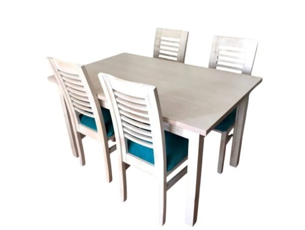 Comedor 4 sillas 120 x 90 cm