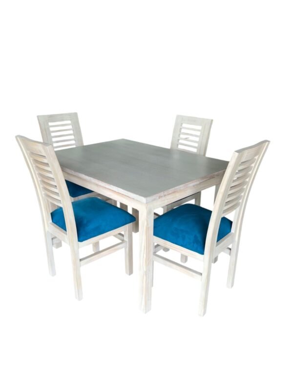 Comedor 4 sillas 120 x 90 cm