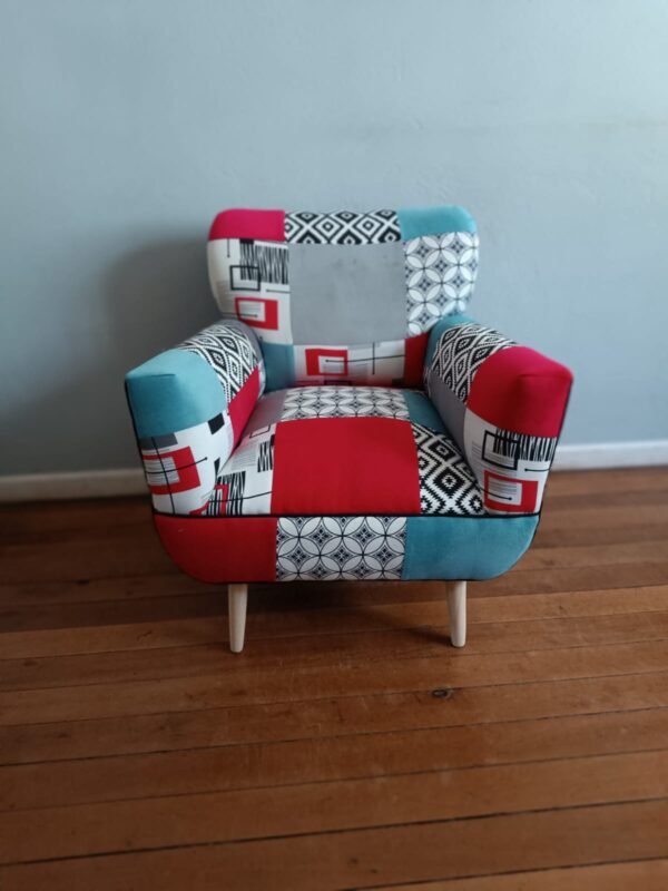 patchvarios3 Poltrona modelo Bote 75 x 75 x 85 cm Patchwork