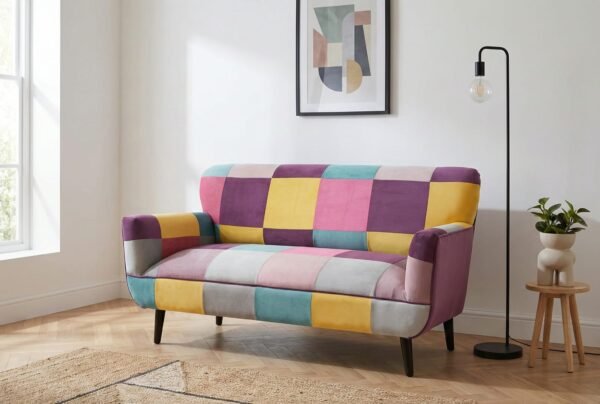 Sofa Bote 2 cuerpos estilo Patchwork