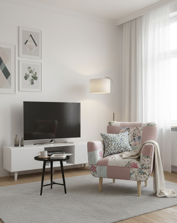 Poltrona Patchwork modelo Bote