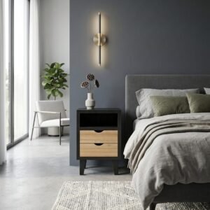 Velador Vintage Moderno Decorustika - 2 Cajones