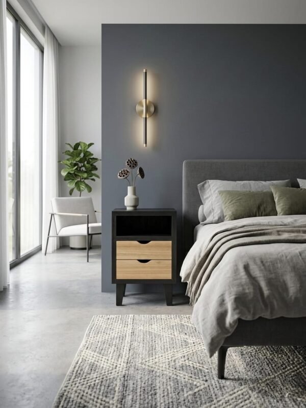 Velador Vintage Moderno Decorustika - 2 Cajones