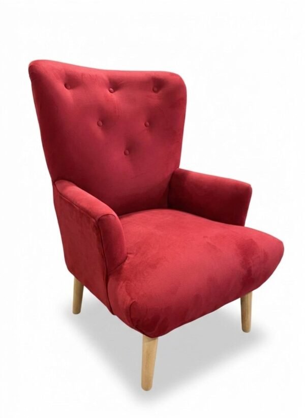 Poltrona Respaldo Alto Vintage – Elegancia y Confort Premium