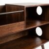 Rack para Vinilos Vintage 80 x 40 x 80 cm  | Mueble para Tornamesa y Equipos de Audio