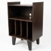 Rack Vinil 40 Color Café – Mueble para Tocadiscos y Discos